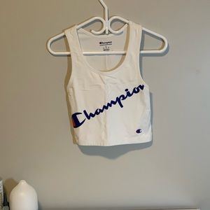 Cropped champion tank top
